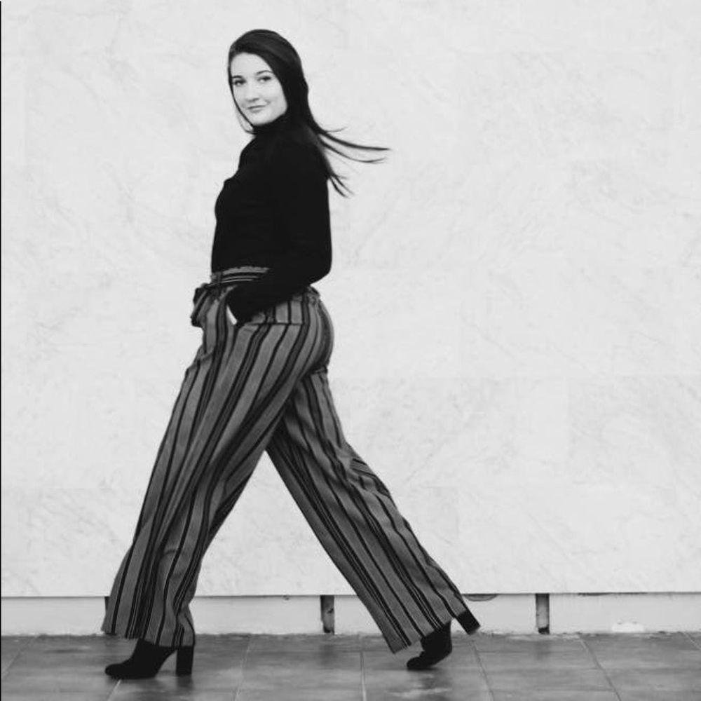 Striped Trouser Pants